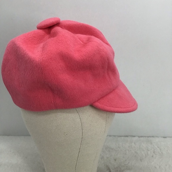 Eugenia Kim Women’s Wool Newsboy Style Cap Hat Hot Pink Casual No Size - Picture 7 of 7